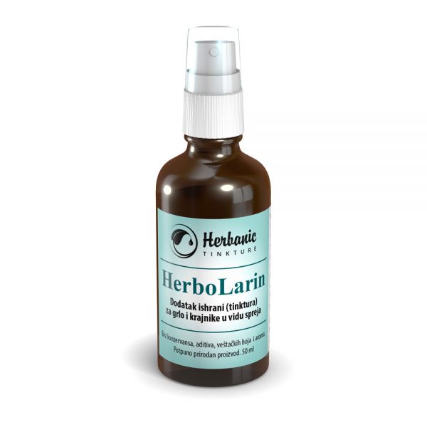 HerboLarin (Grlo) – tinktura za krajnike i grlo u vidu spreja