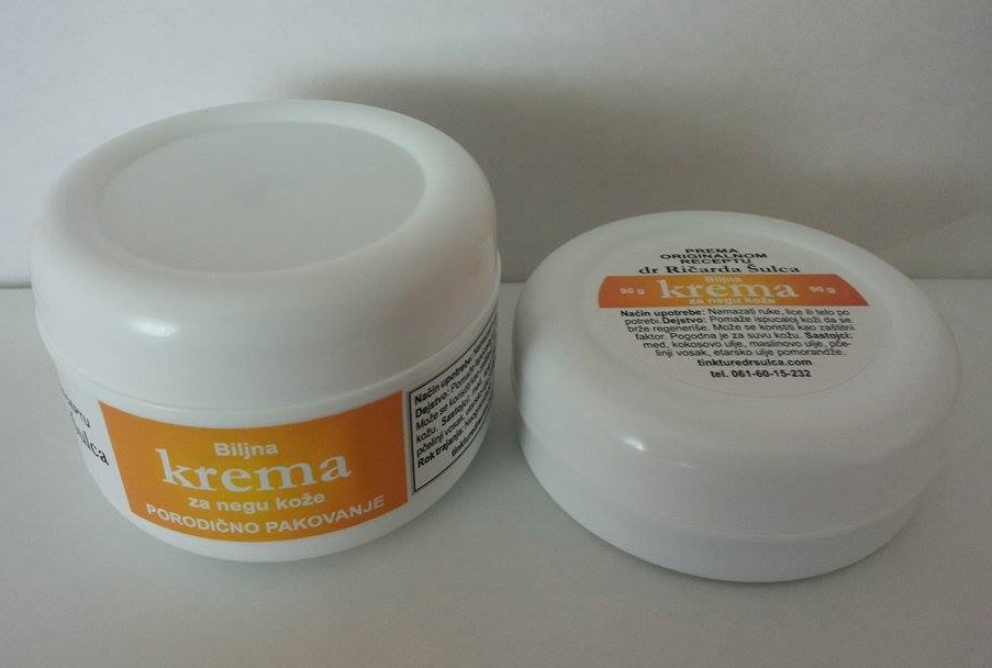 Biljna krema za negu kože