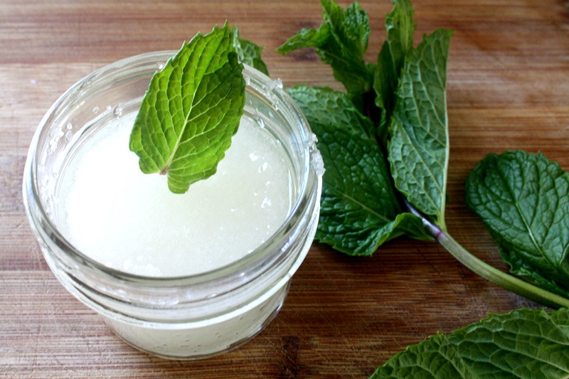 Tea-Tree-and-Mint-Homemade-Foot-Scrub-by-Kate-Bello