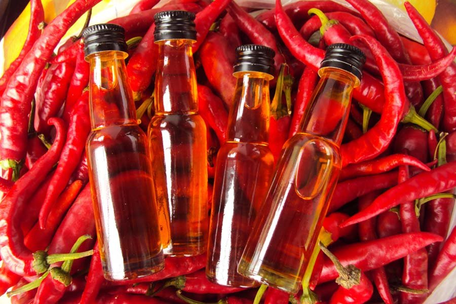 Napravite ulje od ljutih papričica